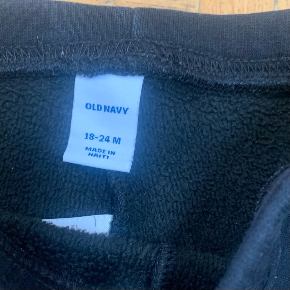 Old Navy Black Cozy Leggings Toddler Size 18-24 M - Picture 4 of 4